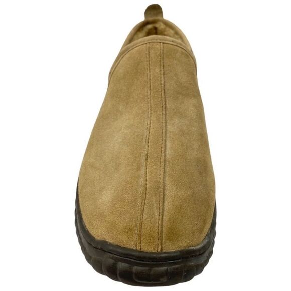 RedHead Lodge Moc Men’s Suede Slippers Faux Fur Indoor Outdoor Size 11M - Picture 2 of 8